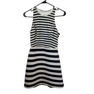 Abercrombie & Fitch Striped Mini Dress Sleeveless Open Back Party‎ S